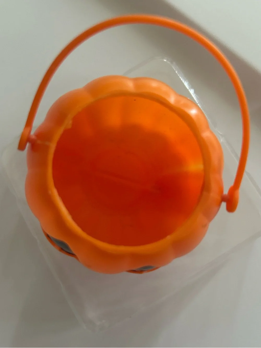 Mini Jack-O-Lantern Pumpkin Bucket for 18 inch Dolls